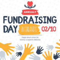 Charity Fundraising Drive Instagram Post template