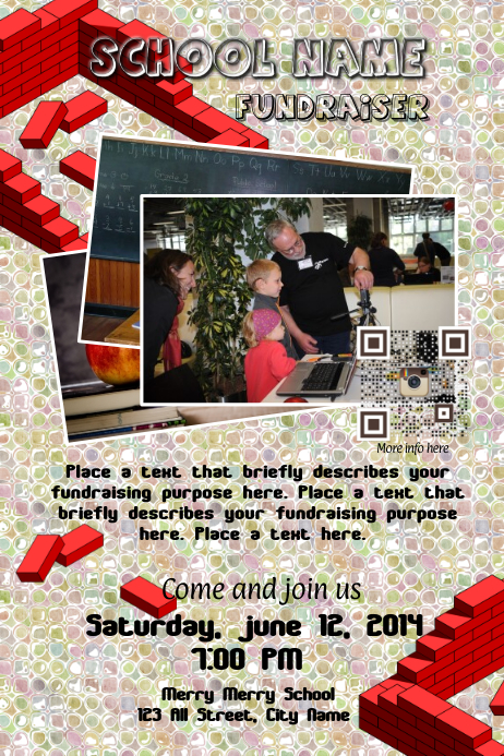 Charity and fundraising flyer - PosterMyWall | PosterMyWall