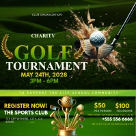 Charity Golf Club Instagram Post Iphosti le-Instagram template