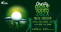 Charity Golf Tournament Advert Facebook Shared Image template