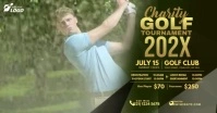 Charity Golf Tournament Facebook Shared Image template