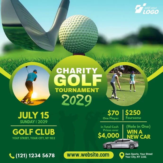 Charity Golf Tournament Template | PosterMyWall
