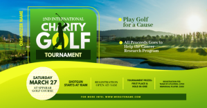 Charity Golf Tournament Facebook Shared Image template