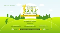 Charity Golf Tournament Twitter Post template