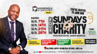 charity sunday Digital Display (16:9) template