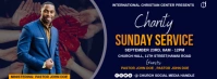 charity sunday service Facebook Cover Photo template
