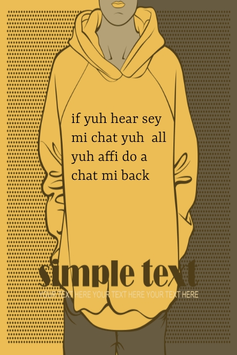 Chat Me Back chat mi back Template | PosterMyWall