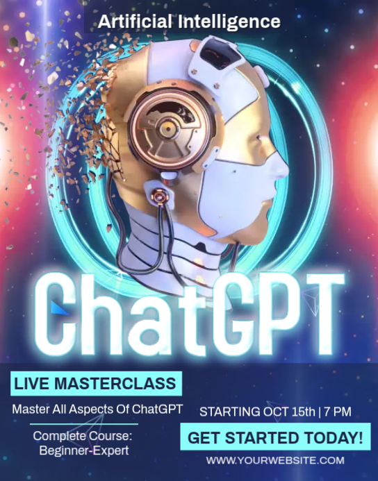 Artificial Intelligence Course Template | PosterMyWall