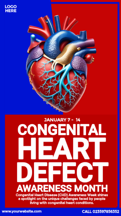 CHD Awareness Week Template | PosterMyWall