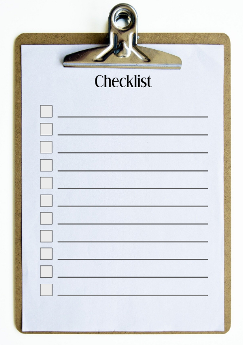 Checklist Template | PosterMyWall