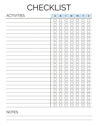 Checklist Format Poster Checklist Template | PosterMyWall