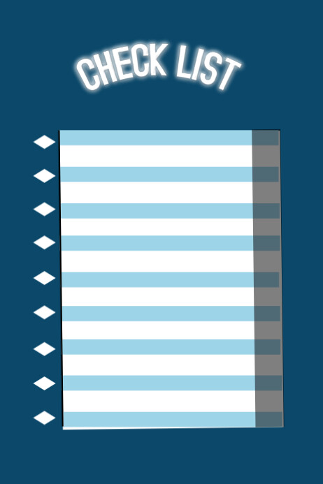 CHECKLIST TEMPLATE,SMALL BUSINESS FLYER | PosterMyWall