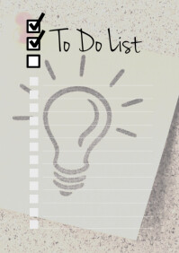 Checklist Format Poster Checklist Template | PosterMyWall