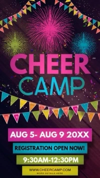 Cheer Camp Instagram Story Instagram-verhaal template