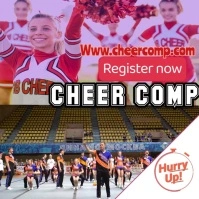 Cheer Comp Ad Message Instagram template