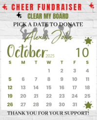 Cheer Fundraiser Instagram Portrait template