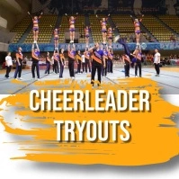 Cheerleader Tryouts template