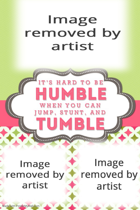 cheerleading camp cheerleader collage friends sports poster template