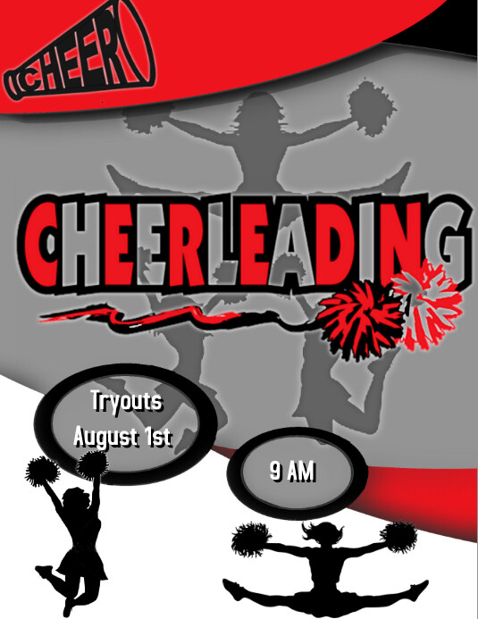 Cheerleading Template PosterMyWall Cheerleading Template PosterMyWall