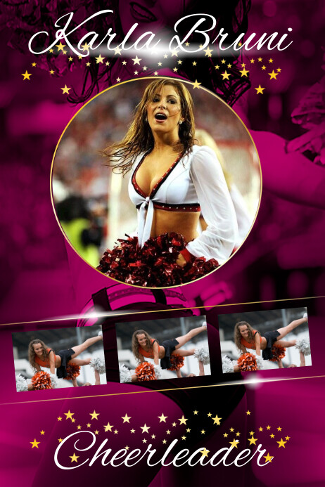 Cheerleading Poster Template Plakkaat