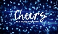 Cheers To A Happy New Year Video Tag template