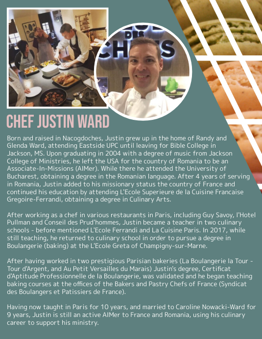 Copy of Chef Bio | PosterMyWall