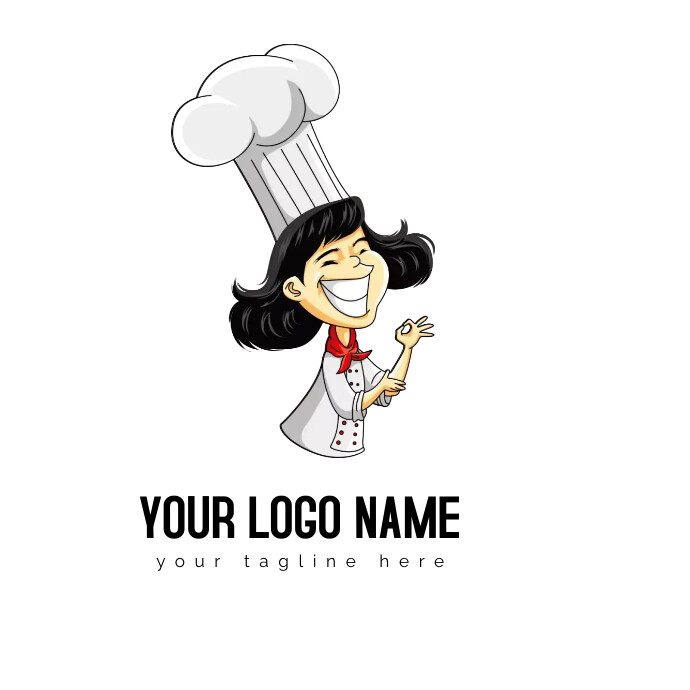 Chef Cartoon Illustration, Template | PosterMyWall