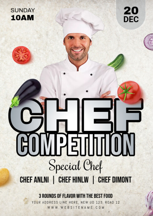 Chef Competition Template | PosterMyWall