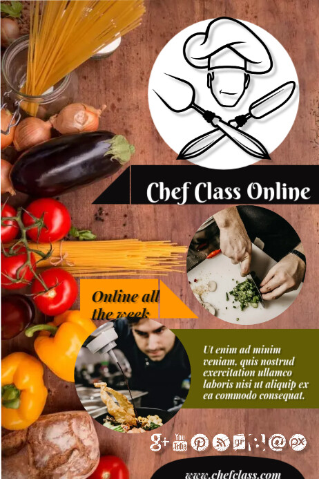 CHEF Template | PosterMyWall