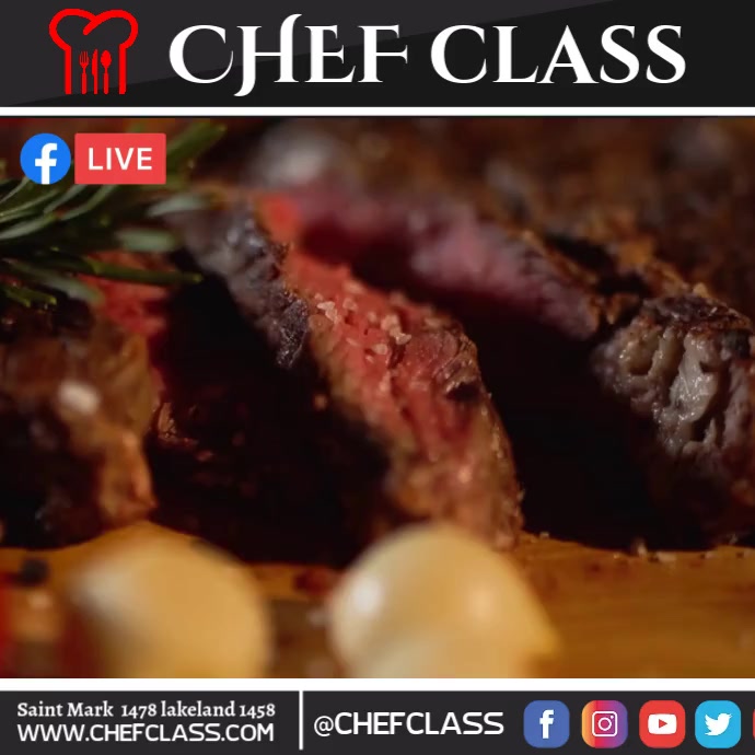 CHEF Instagram Post template