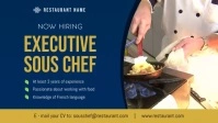 Chef Hiring Facebook Cover Video template