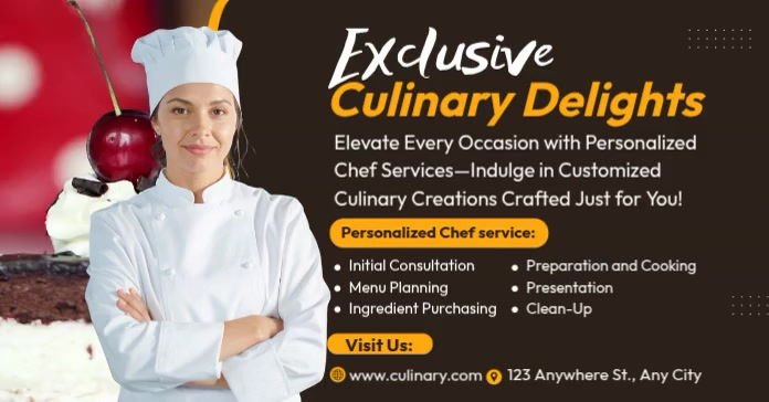 Modèle Chef Services Ads | PosterMyWall