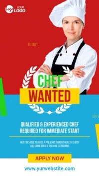 Chef Wanted Ad Template | PosterMyWall
