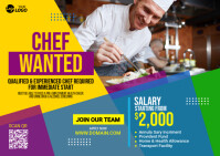 Chef Wanted Ad Template | PosterMyWall