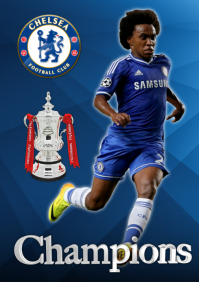 Chelsea FC Poster Template | PosterMyWall