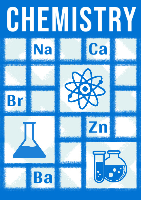 Chemistry School Notebook Template | PosterMyWall
