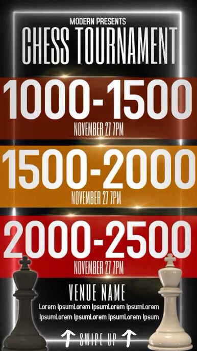CHESS AD INSTAGRAM STORY VIDEO Template | PosterMyWall
