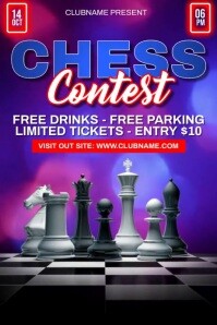 Chess Competition Poster Template | PosterMyWall
