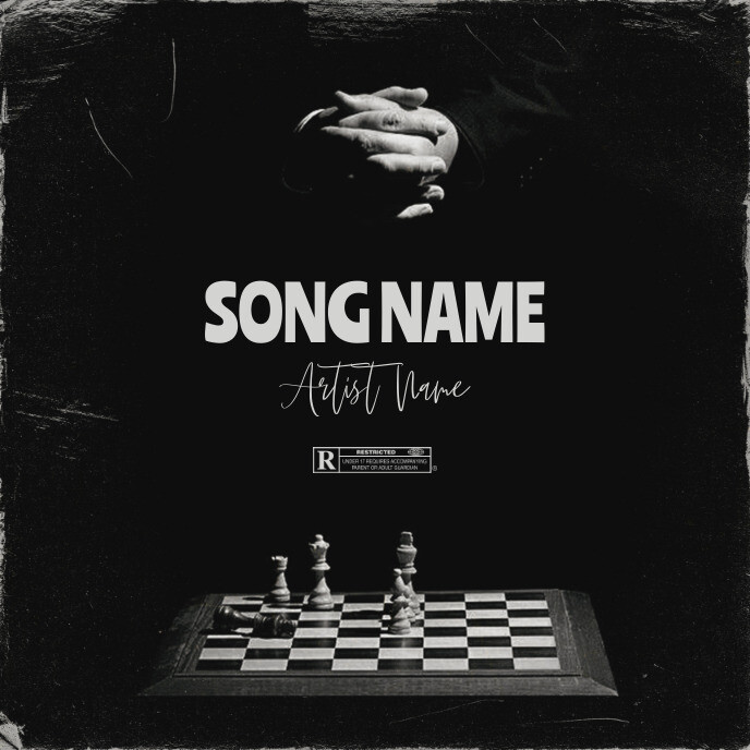 Chess Album Cover music art trap mixtape rap template