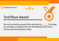 Chess Award Certificate Template Postermywall Chess Award Certificate Template Postermywall