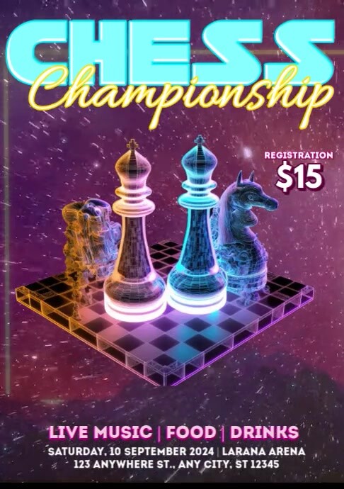Chess championship Template | PosterMyWall