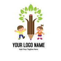 Chess Christian Preschool Illustration, Logo template