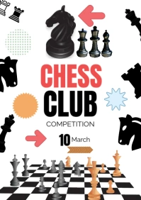 Chess Club A4 template