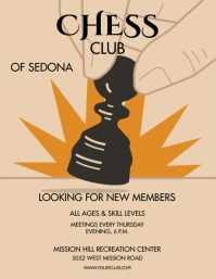 8 Free Templates for 'Chess club invitation flyer' | PosterMyWall