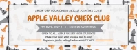 Chess Club Registration Facebook Banner template