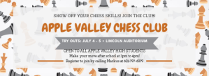 Chess Club Registration Facebook Banner template