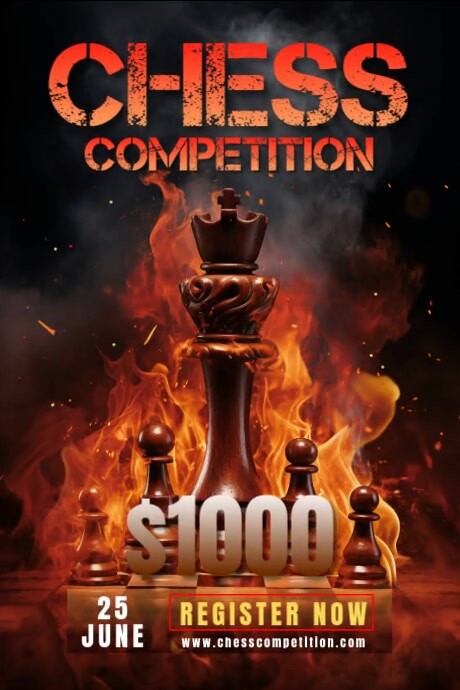Chess Competition Poster Template | PosterMyWall