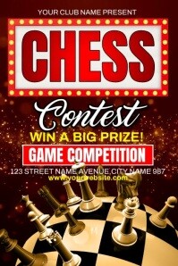 Chess Competition Ads Template | PosterMyWall