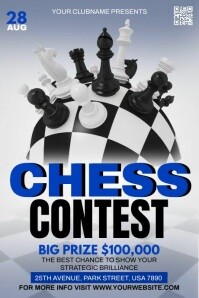 Chess Night Ads Template | PosterMyWall