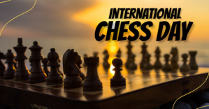 Chess Day Ibinahaging Larawan sa Facebook template